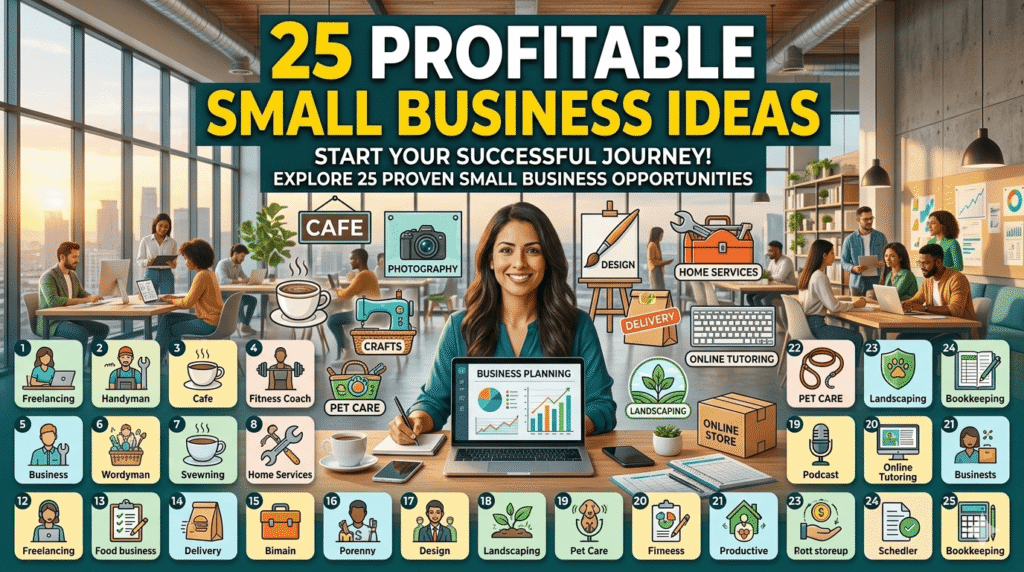 25 profitable small business ideas
