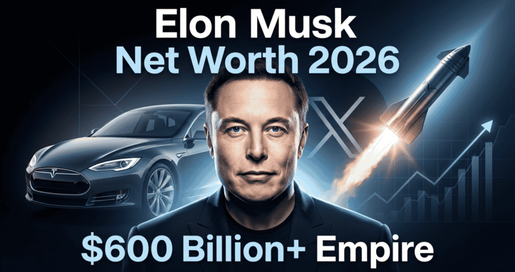 Elon Musk Net Worth 2026 Year-wise Growth Table from 2012 to 2026