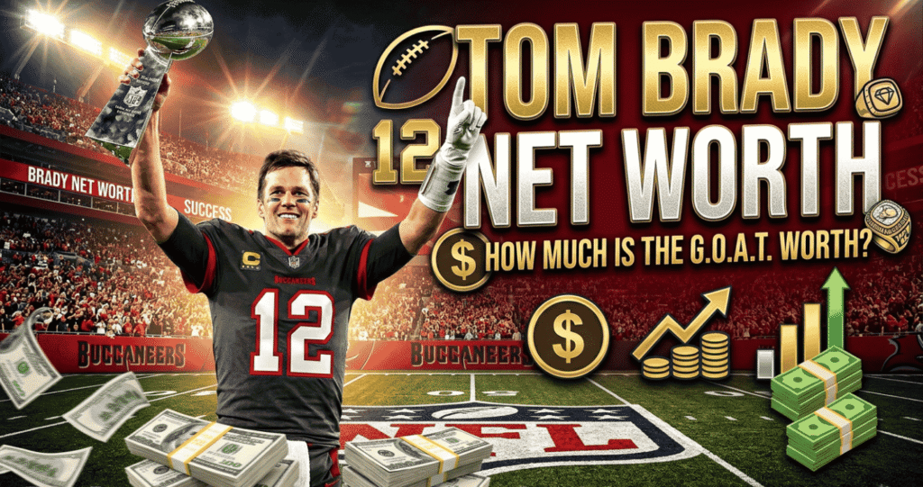 Tom Brady net worth and Fox Sports broadcasting career in 2026